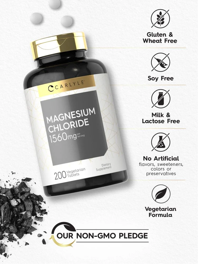Magnesium Chloride 1560mg per serving | 200 Tablets - Image 4