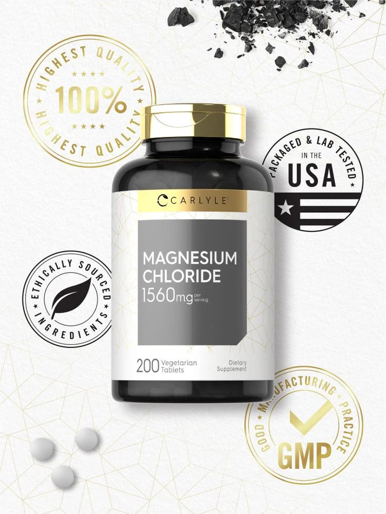 Magnesium Chloride 1560mg per serving | 200 Tablets - Image 5