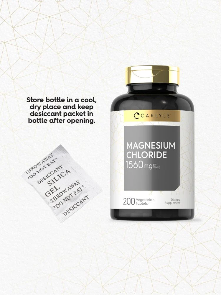 Magnesium Chloride 1560mg per serving | 200 Tablets - Image 7