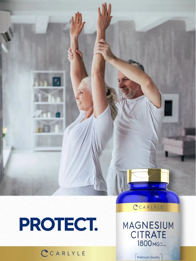 Magnesium Citrate 1800mg per serving | 120 Caplets - Image 7