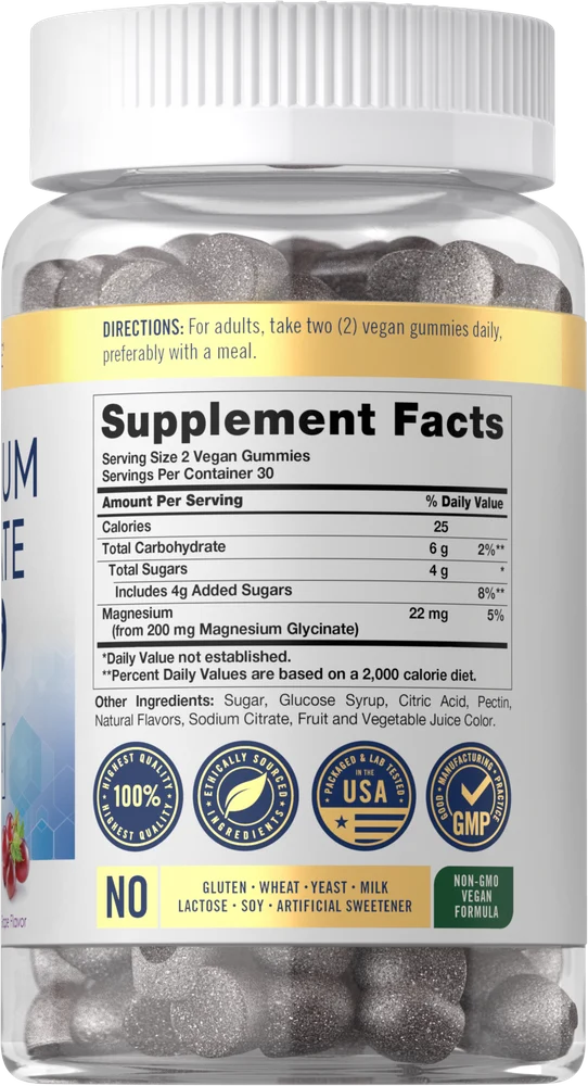 Magnesium Glycinate | 60 Gummies - Image 2