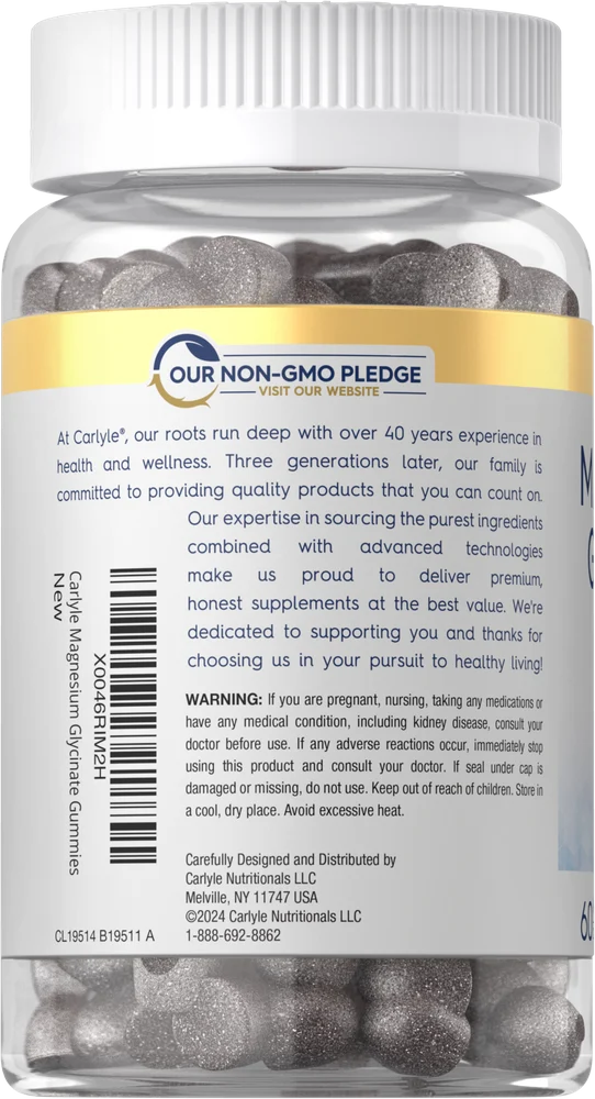 Magnesium Glycinate | 60 Gummies - Image 3
