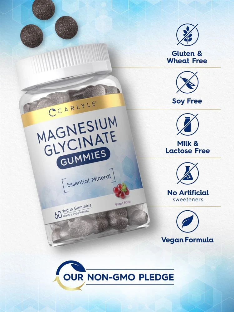 Magnesium Glycinate | 60 Gummies - Image 5