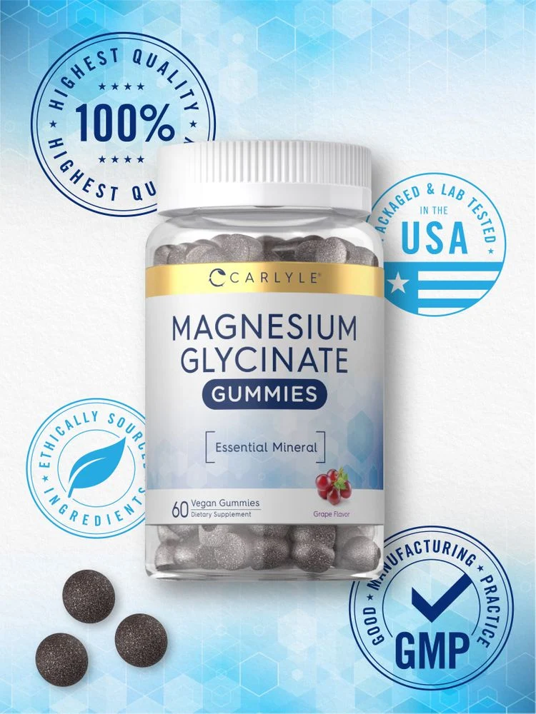 Magnesium Glycinate | 60 Gummies - Image 6
