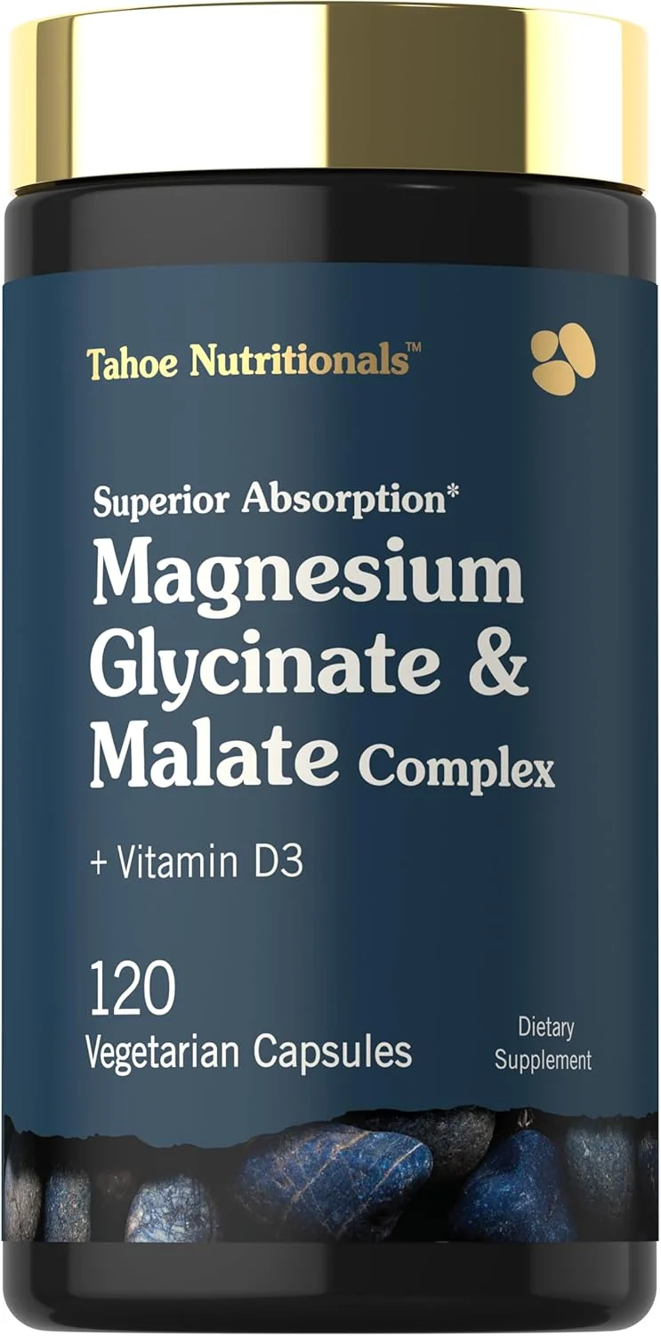 Magnesium Glycinate and Malate Complex | 120 Capsules
