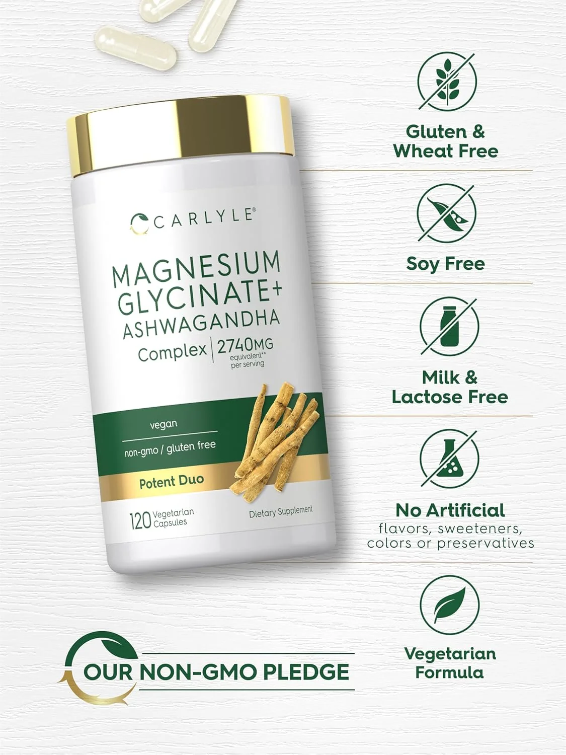 Magnesium Glycinate Complex | 120 Capsules - Image 5