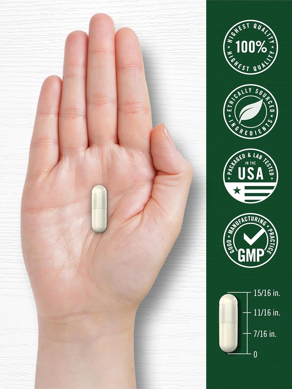 Magnesium Glycinate Complex | 120 Capsules - Image 7