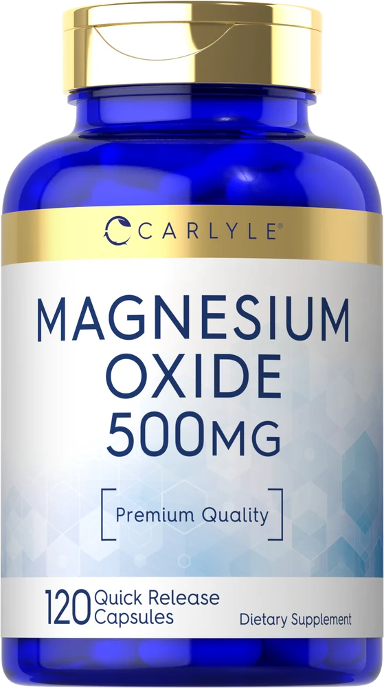 Magnesium Oxide 500mg | 120 Capsules