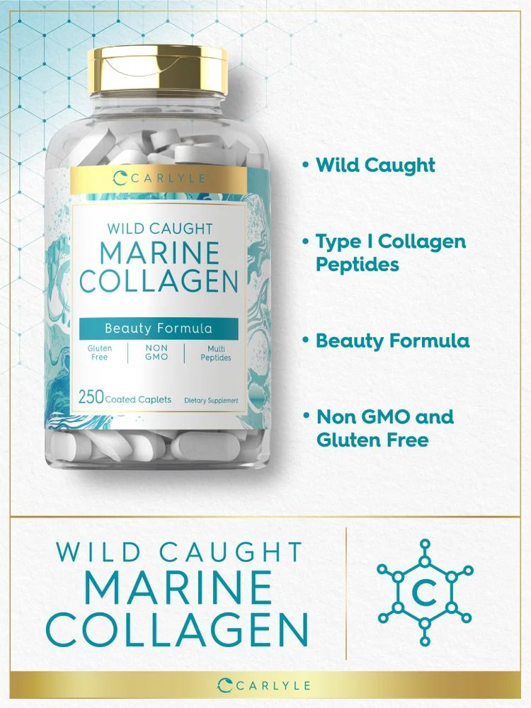 Marine Collagen | 250 Caplets - Image 4