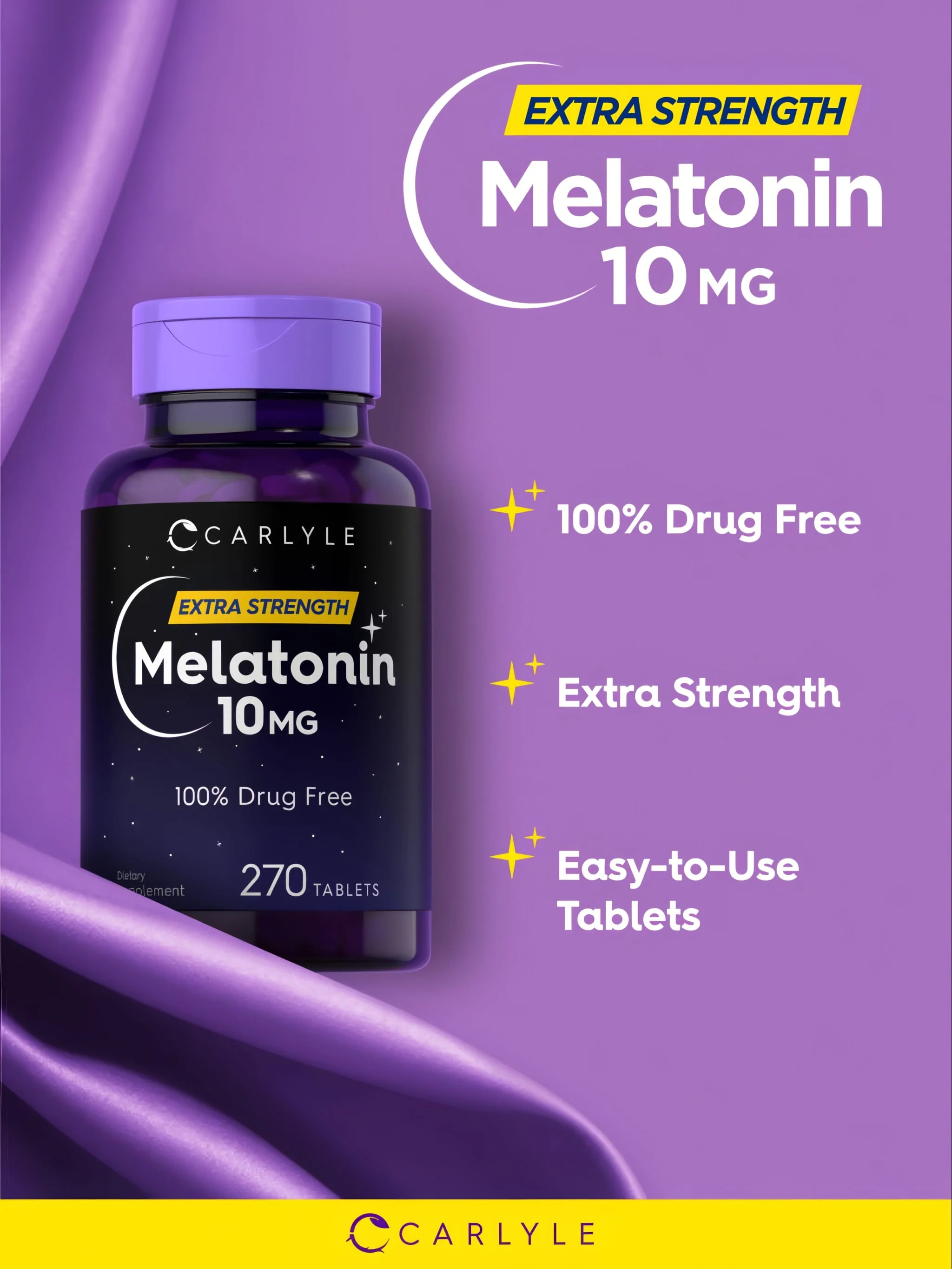 Melatonin 10mg | 270 Tablets - Image 4