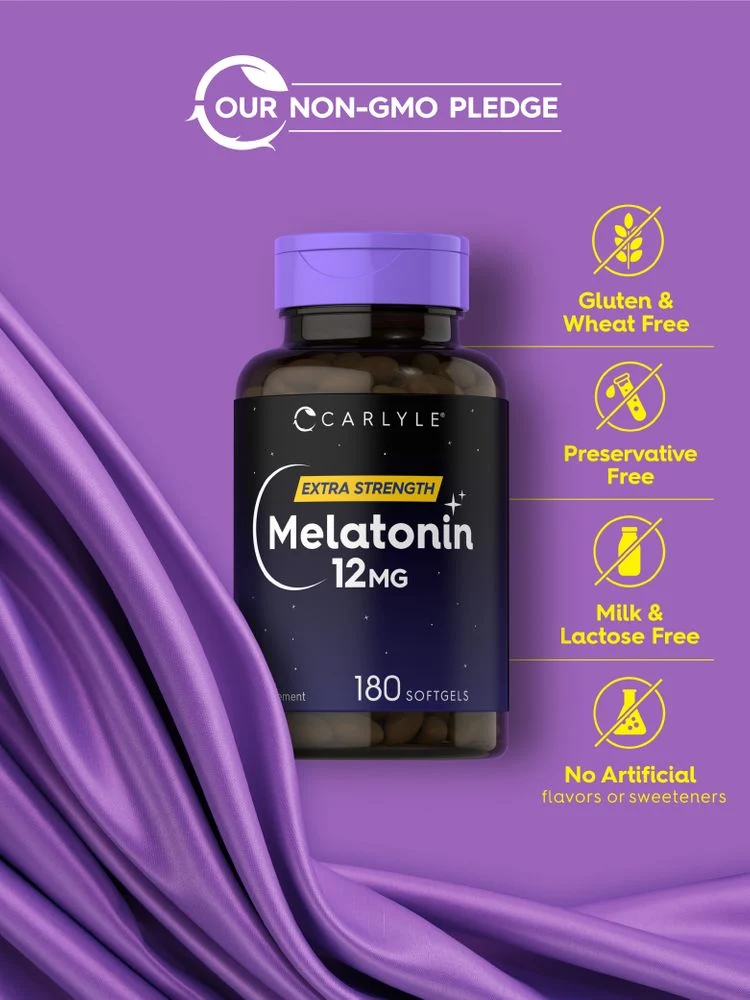 Melatonin 12mg | 180 Softgels - Image 5