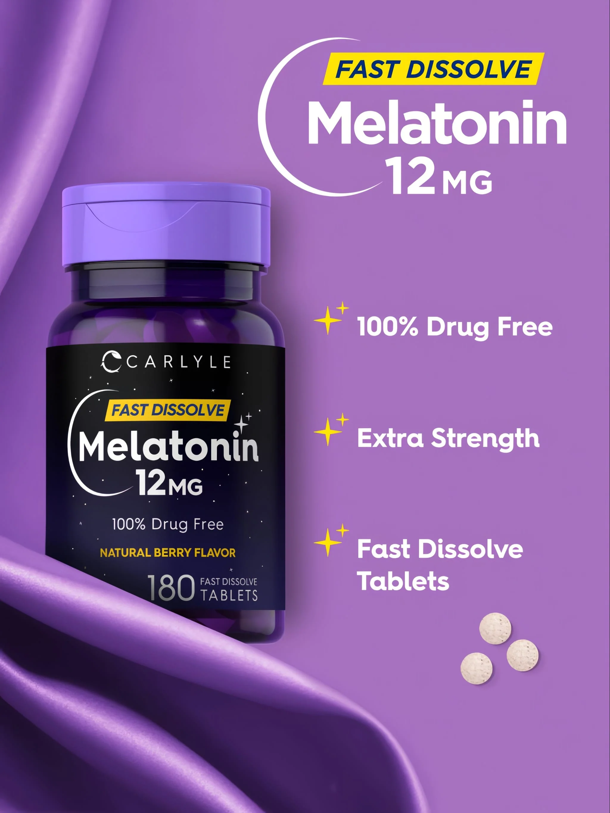 Melatonin 12mg |180 Tablets - Image 4