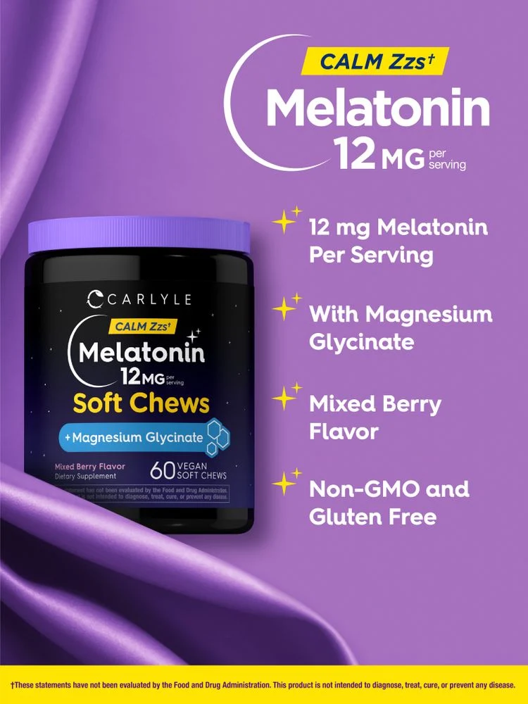 Melatonin 12mg | 60 Soft Chews - Image 4