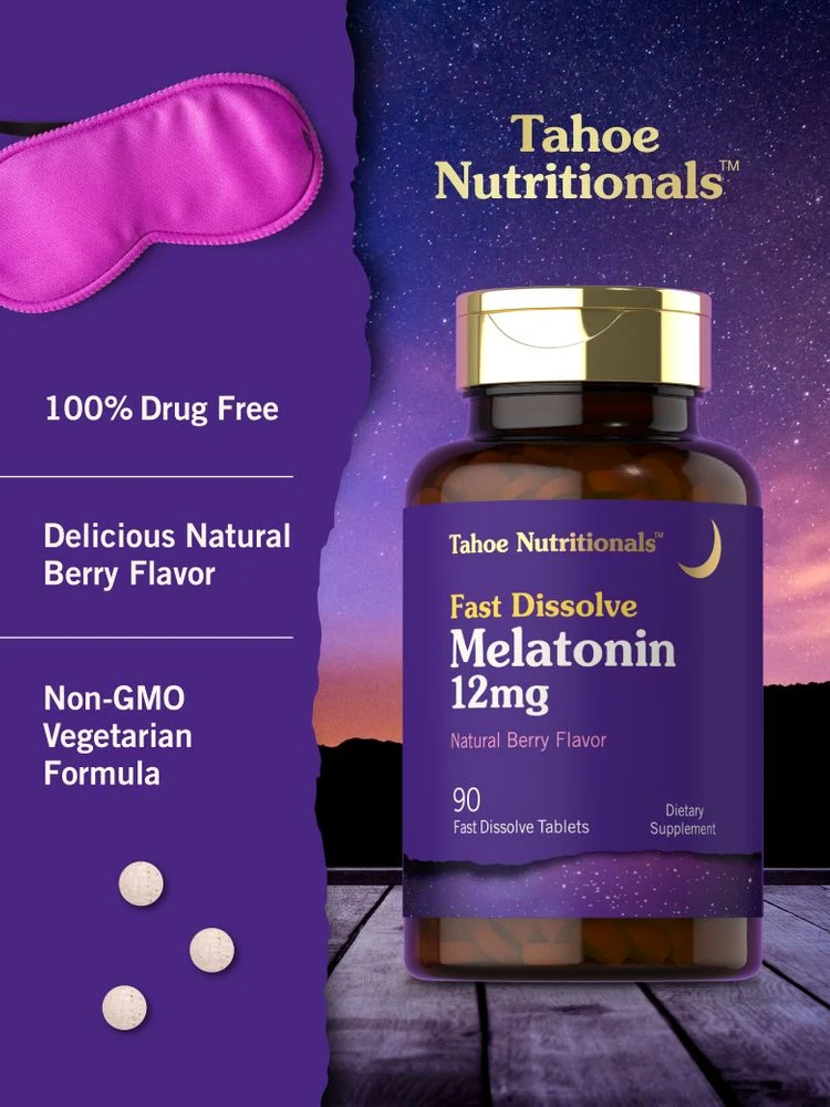 Melatonin 12mg | 90 Tablets - Image 4
