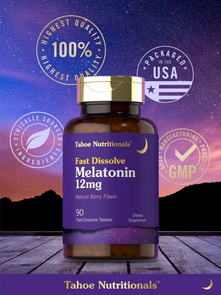 Melatonin 12mg | 90 Tablets - Image 6