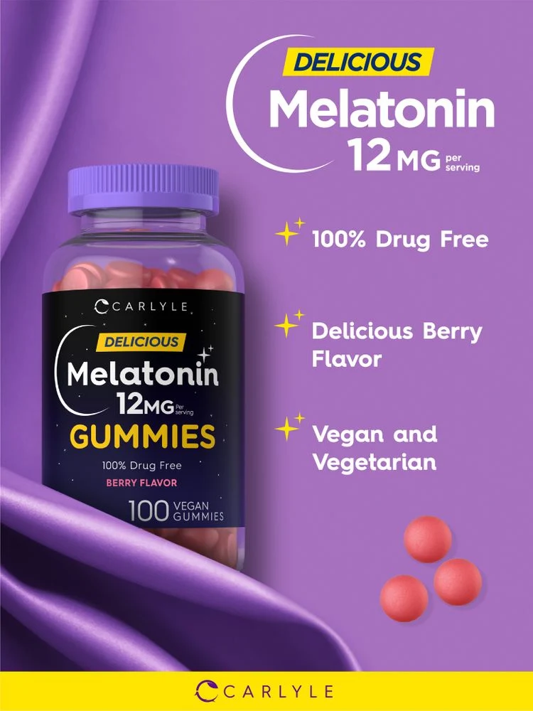 Melatonin 12mg per serving | 100 Gummies - Image 4