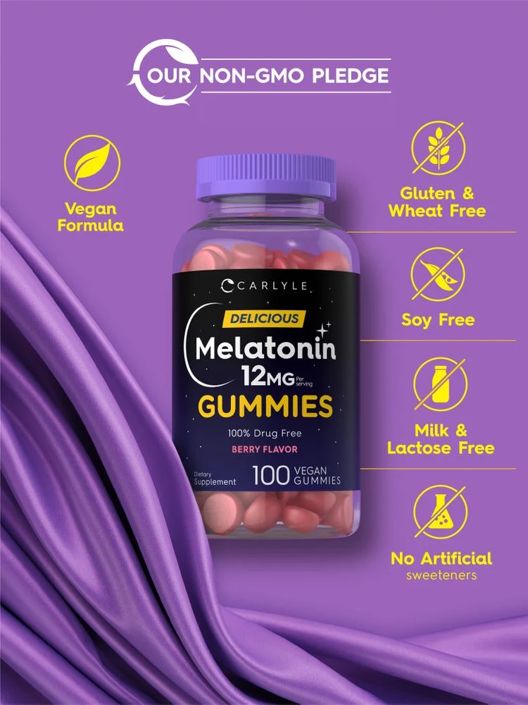 Melatonin 12mg per serving | 100 Gummies - Image 5