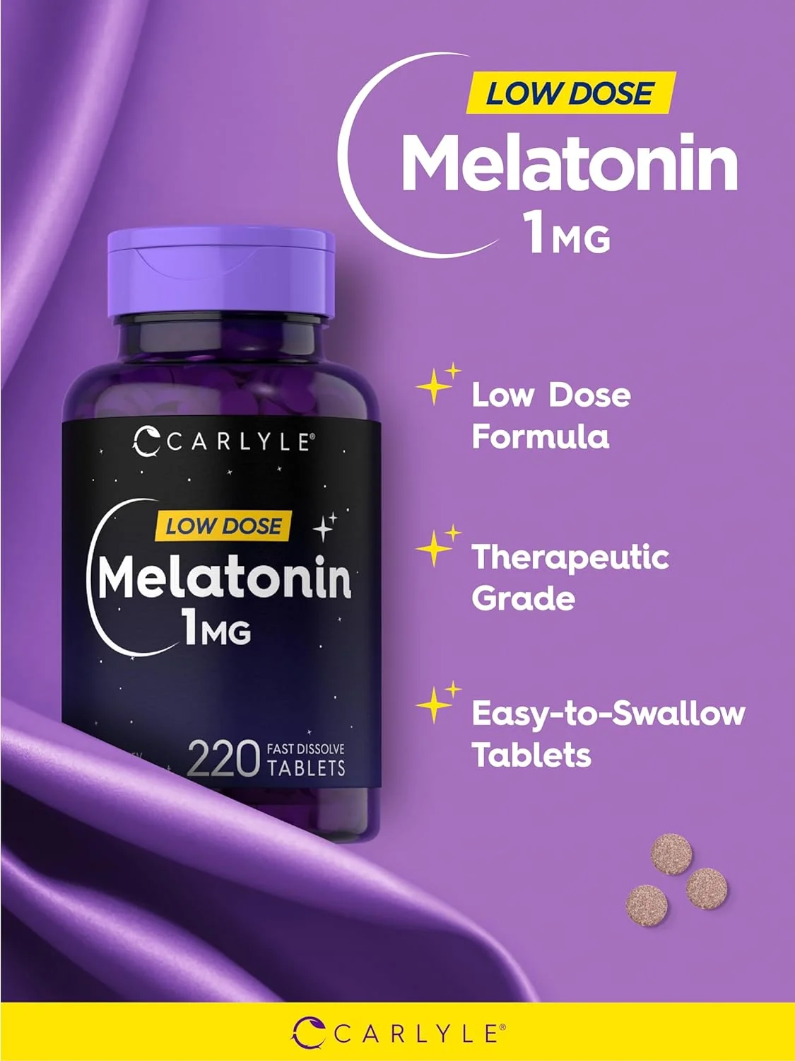 Melatonin 1mg | 220 Tablets - Image 11