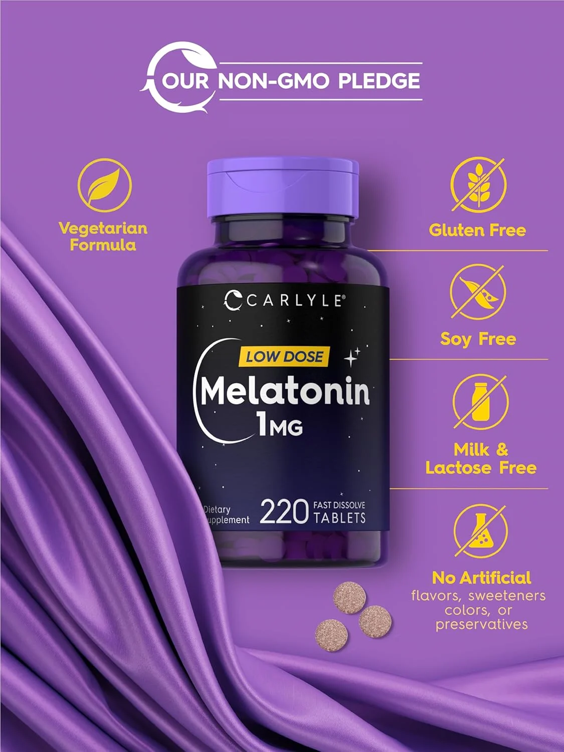 Melatonin 1mg | 220 Tablets - Image 5