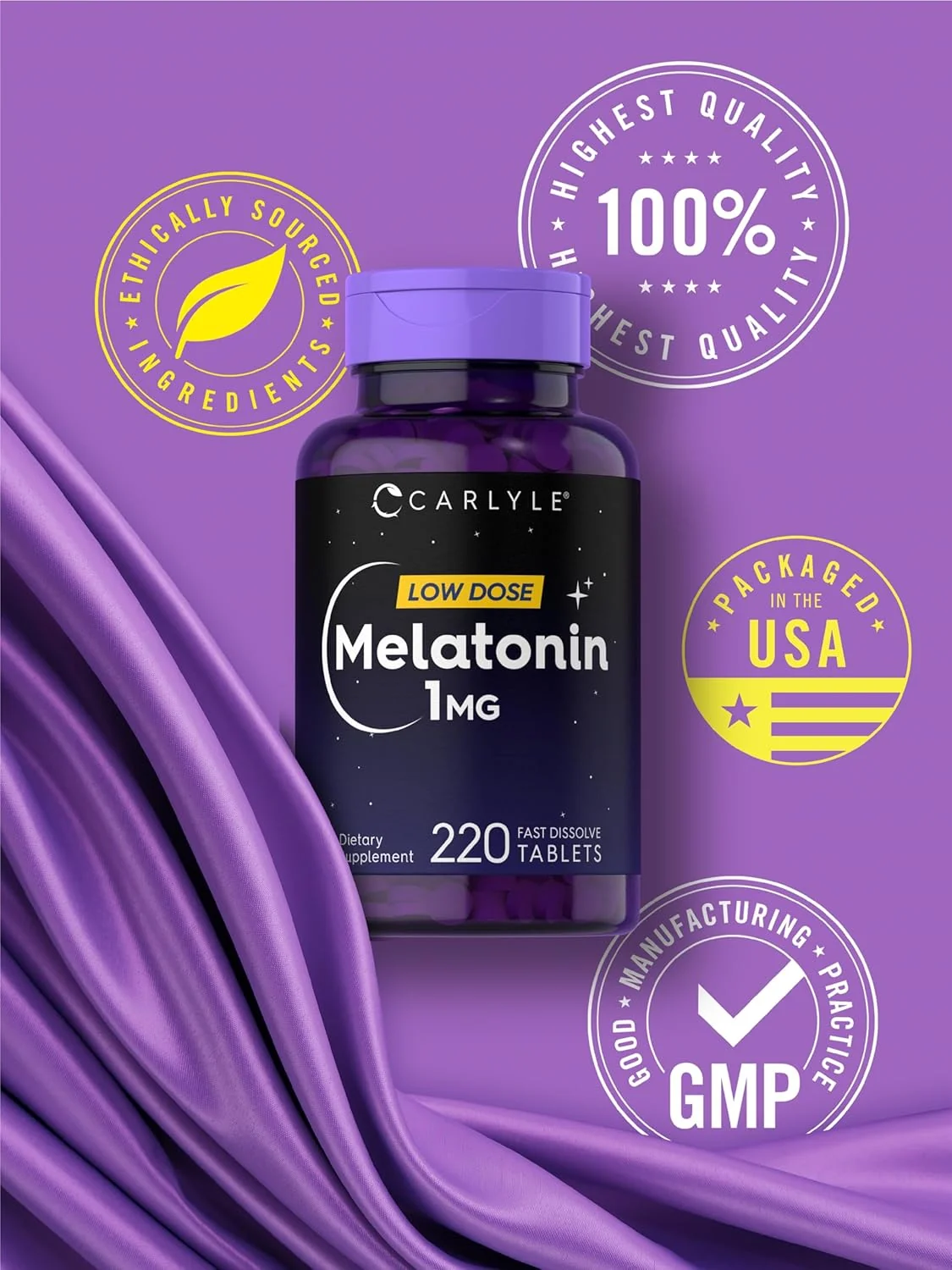 Melatonin 1mg | 220 Tablets - Image 6