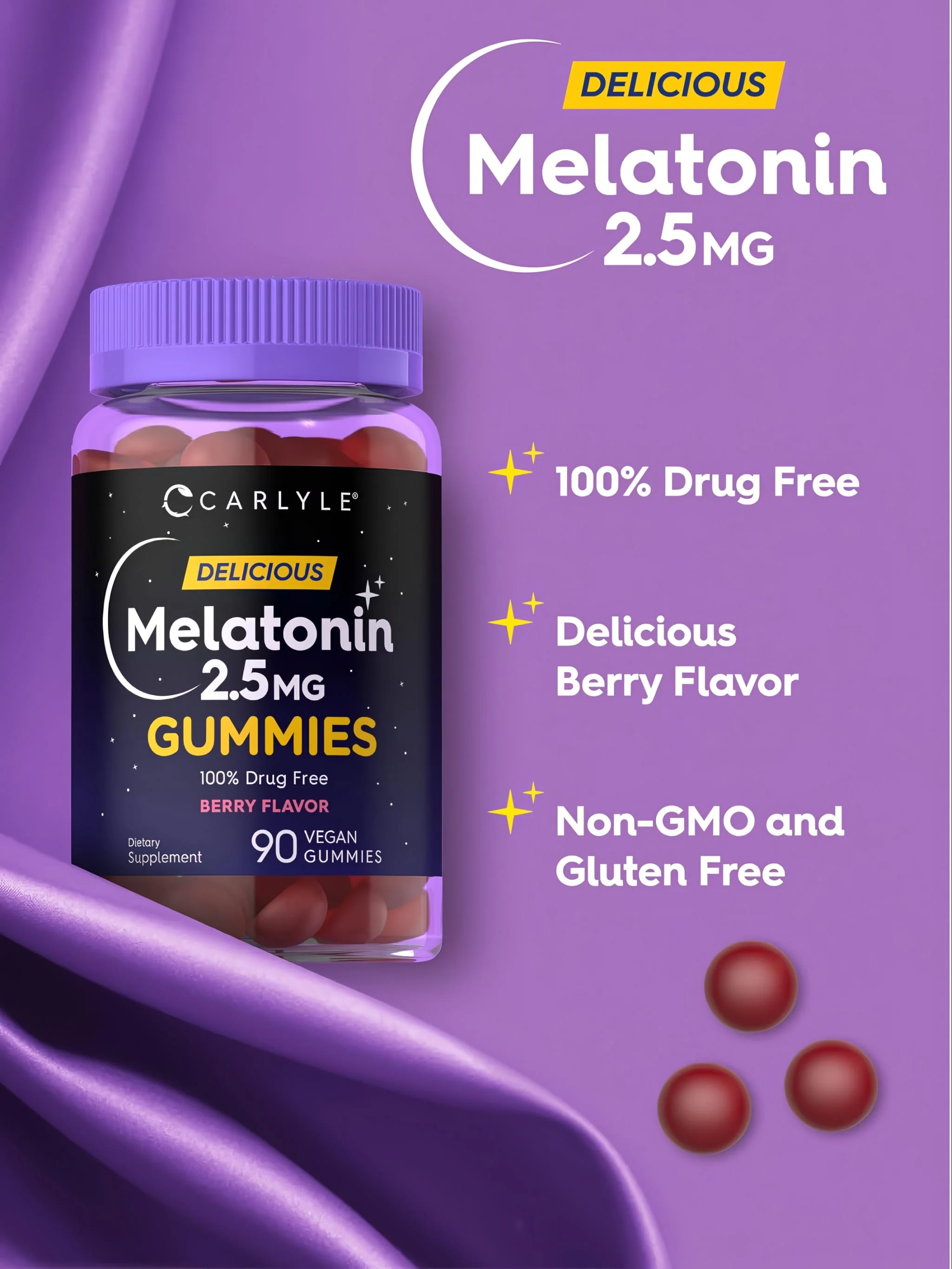 Melatonin 2.5mg | 90 Gummies - Image 4