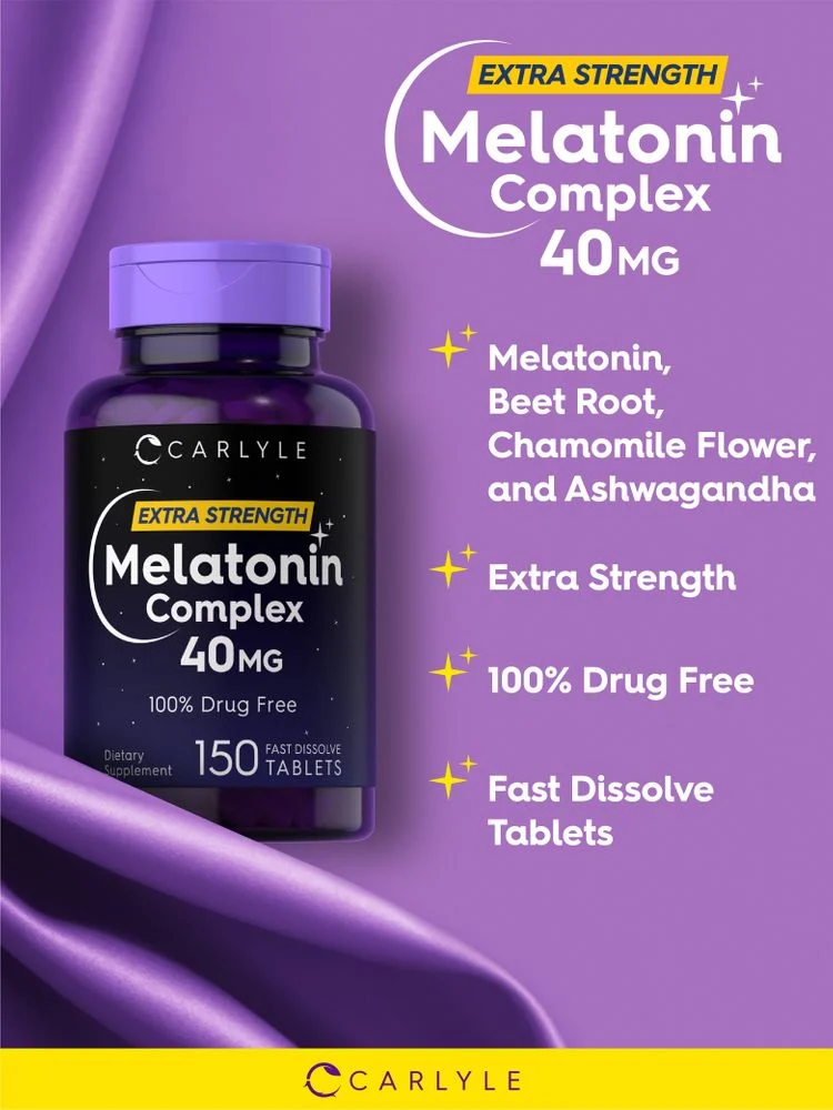 Melatonin 40mg | 150 Tablets - Image 4