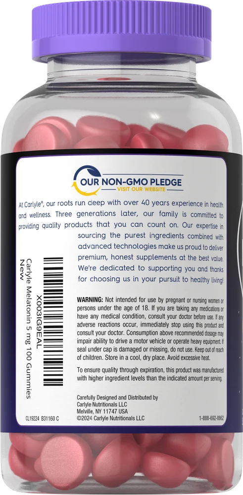 Melatonin 5mg per serving | 100 Gummies - Image 3