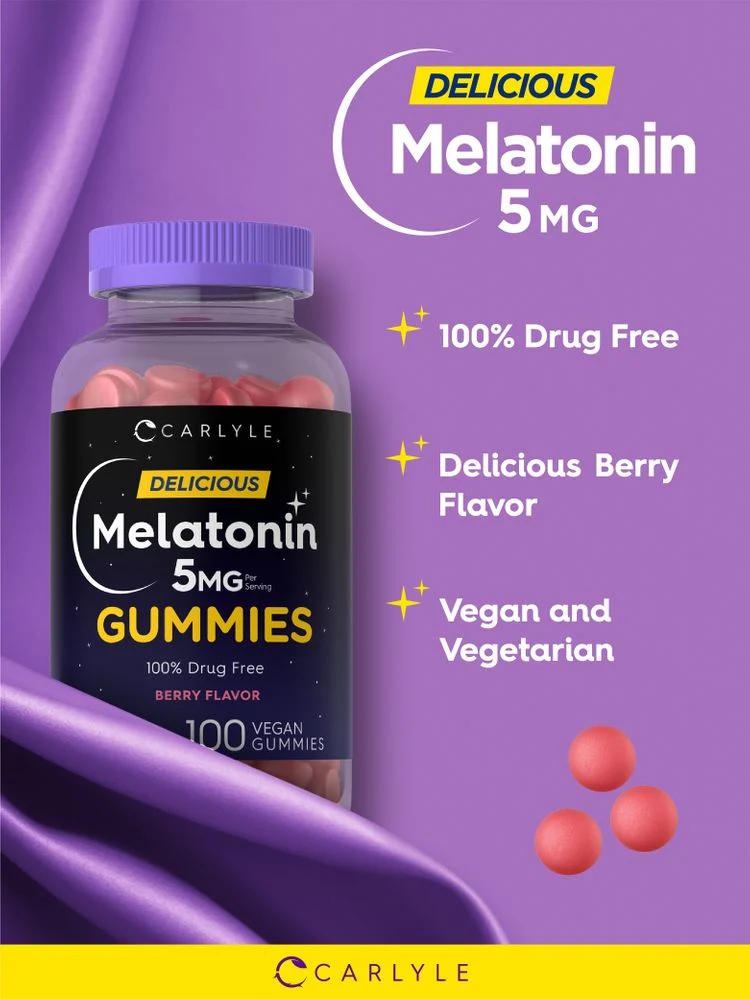 Melatonin 5mg per serving | 100 Gummies - Image 4