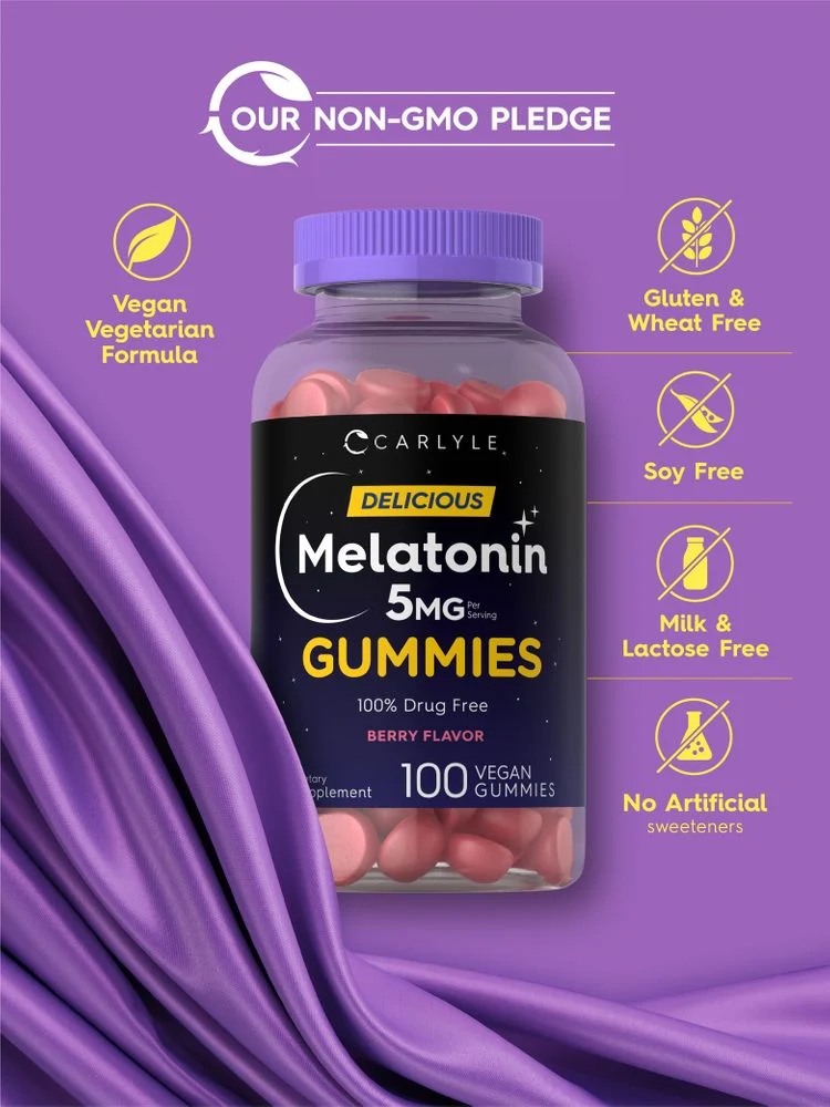 Melatonin 5mg per serving | 100 Gummies - Image 5