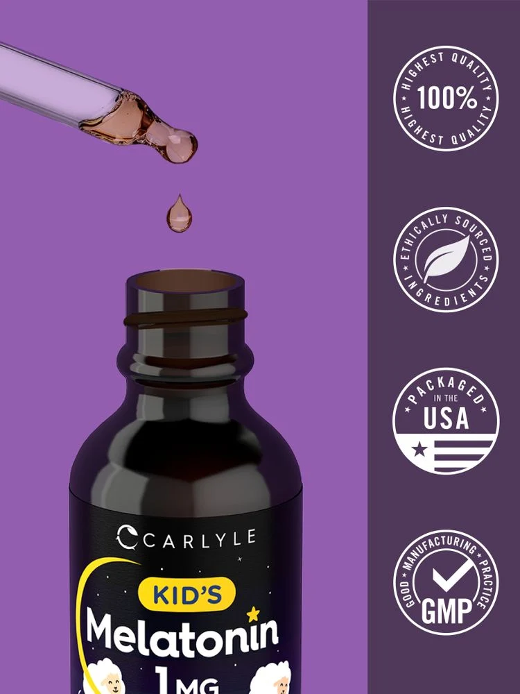 Melatonin for Kids 1mg | 2oz Liquid (Pack of 2) - Image 7