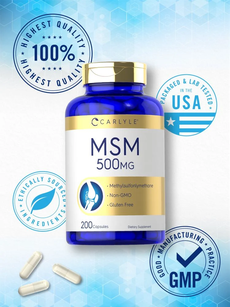 MSM 500mg | 200 Capsules - Image 5