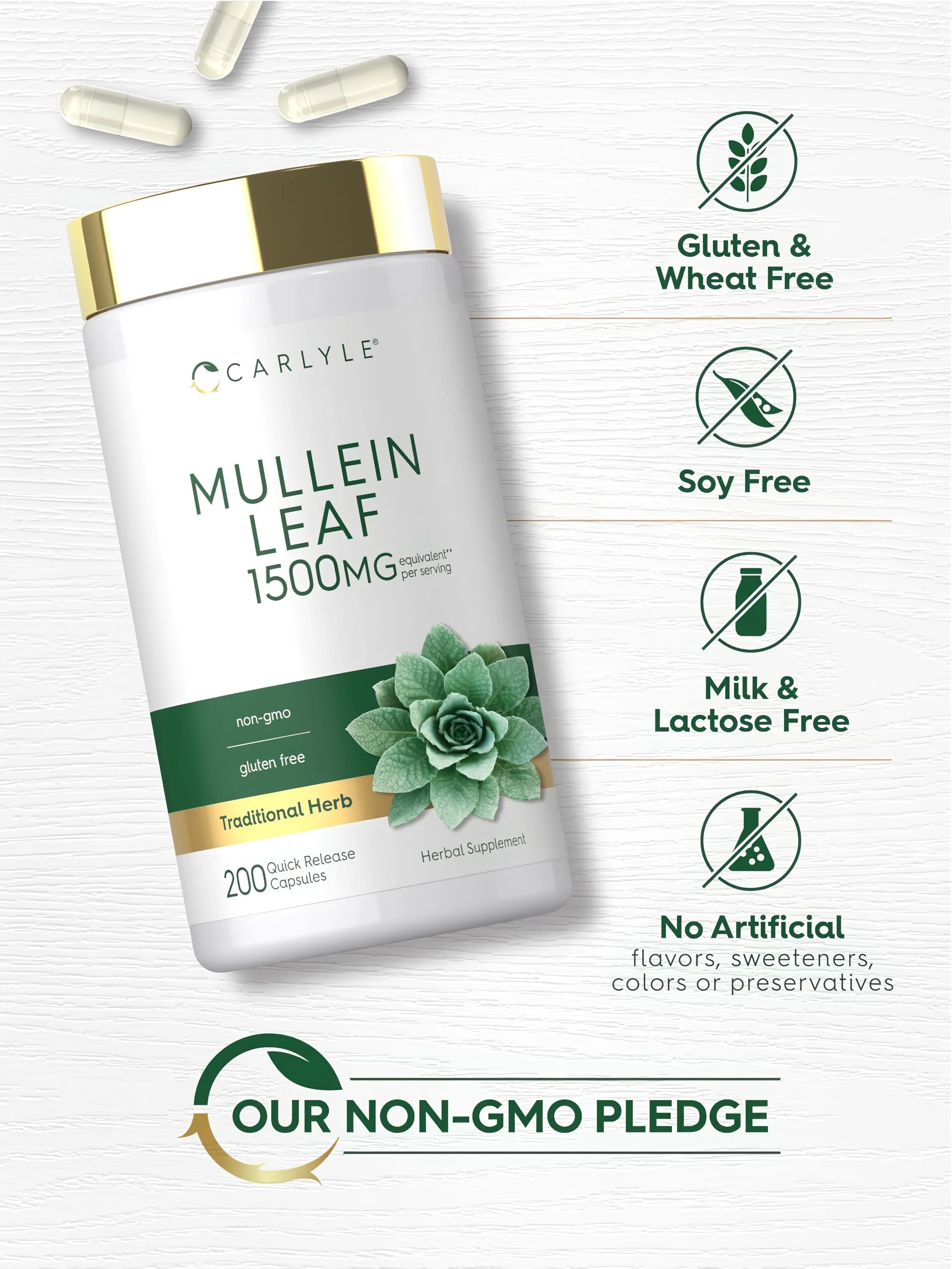 Mullein Leaf | 200 Capsules - Image 5