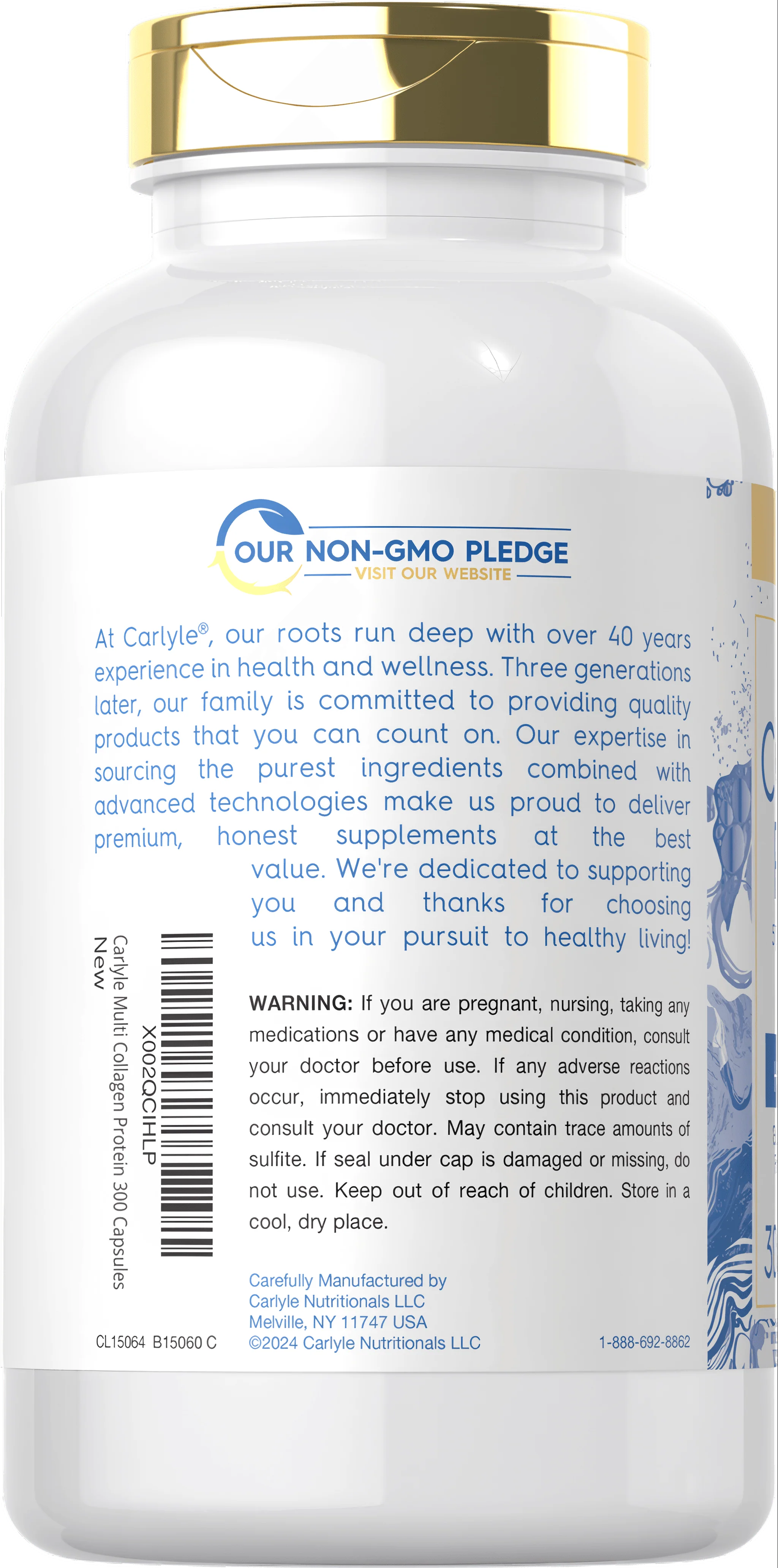 Multi Collagen Protein | 300 Capsules - Image 3