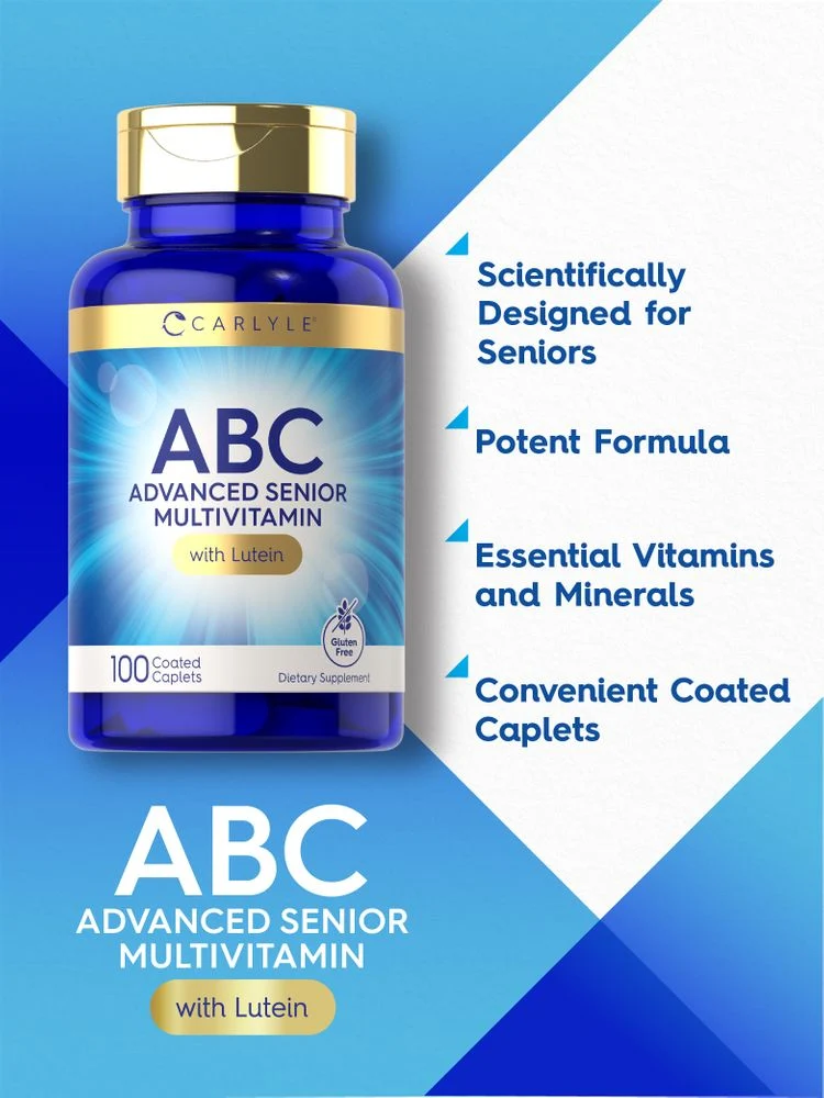 Multivitamin for Adults 60 Plus | 100 Caplets - Image 4