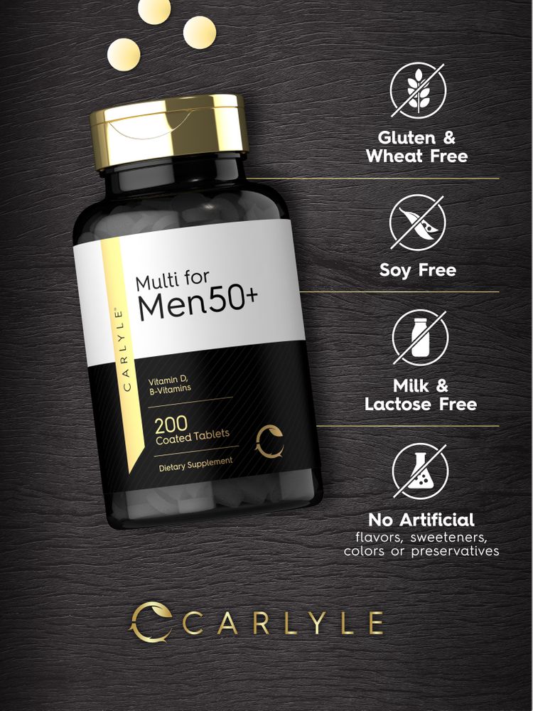 Multivitamin for Men 50+ | 200 Tablets - Image 5