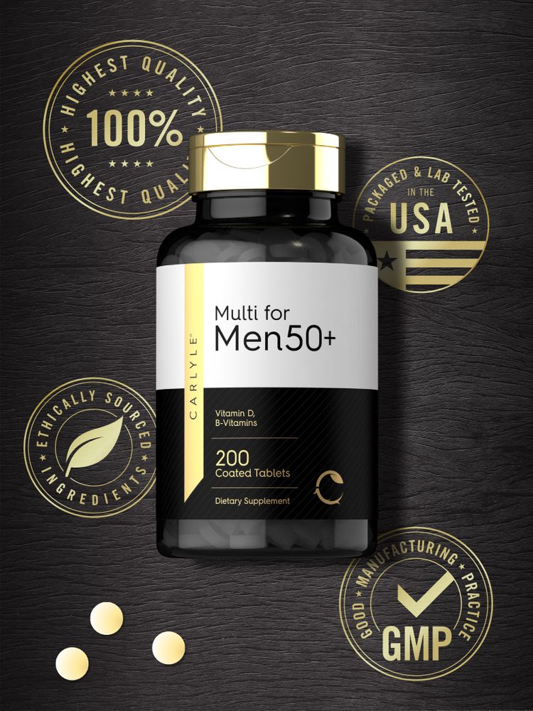 Multivitamin for Men 50+ | 200 Tablets - Image 6
