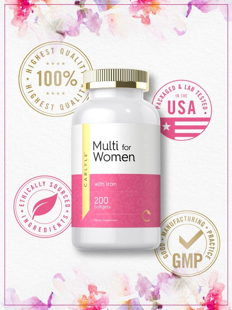 Multivitamin for Women | 200 Softgels - Image 5