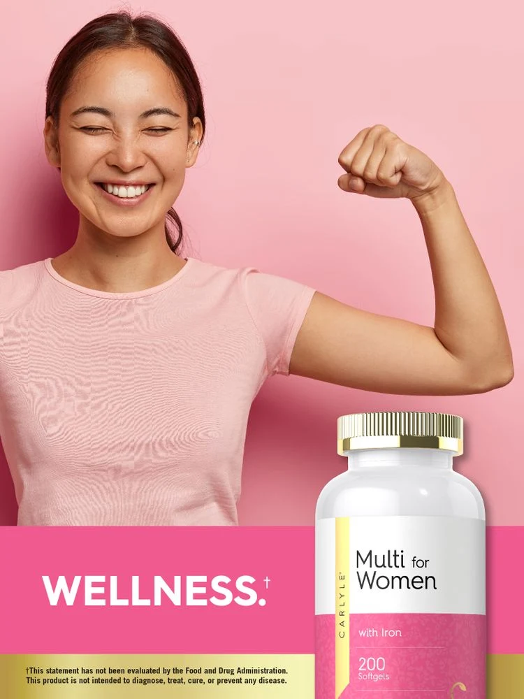 Multivitamin for Women | 200 Softgels - Image 6