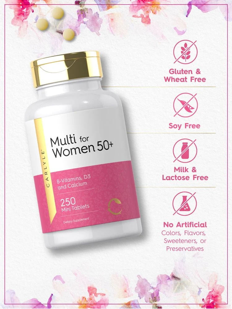 Multivitamin for Women 50+ | 250 Mini Tablets - Image 4