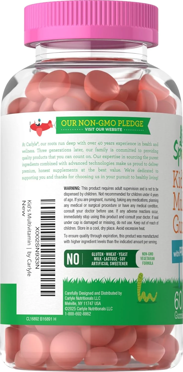Multivitamin with Probiotics for Kids | 60 Gummies - Image 3