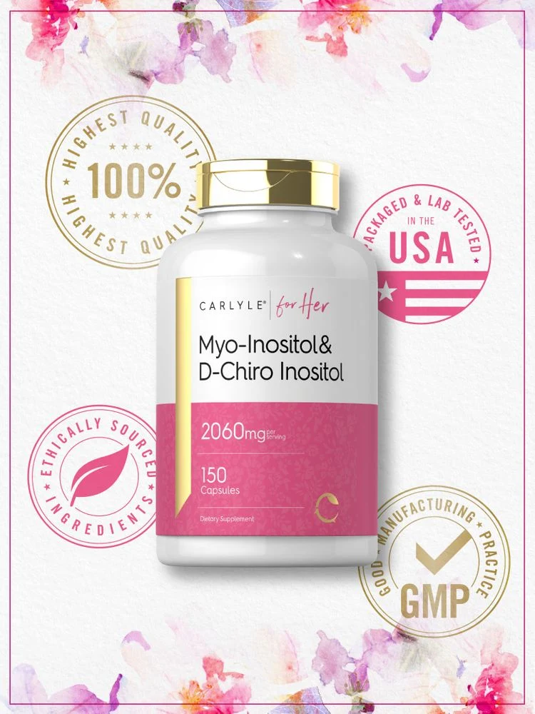 Myo-Inositol & D-Chiro Inositol 2060mg per serving | 150 Capsules - Image 6