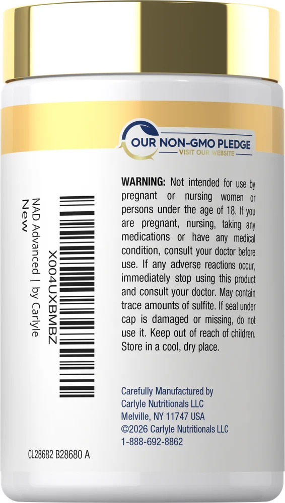 NAD+ Supplement 1000 mg | 60 Capsules - Image 3