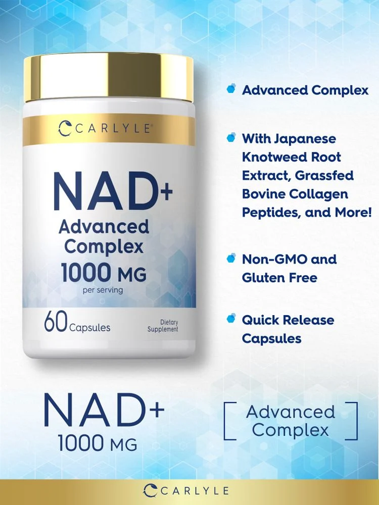 NAD+ Supplement 1000 mg | 60 Capsules - Image 4