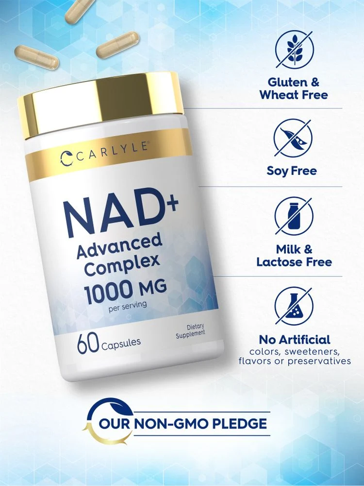 NAD+ Supplement 1000 mg | 60 Capsules - Image 5