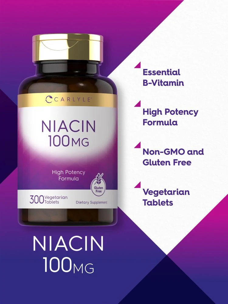 Niacin 100mg | 300 Tablets - Image 4