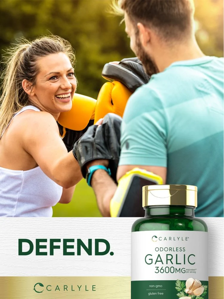 Odorless Garlic Extract | 400 Softgels - Image 7