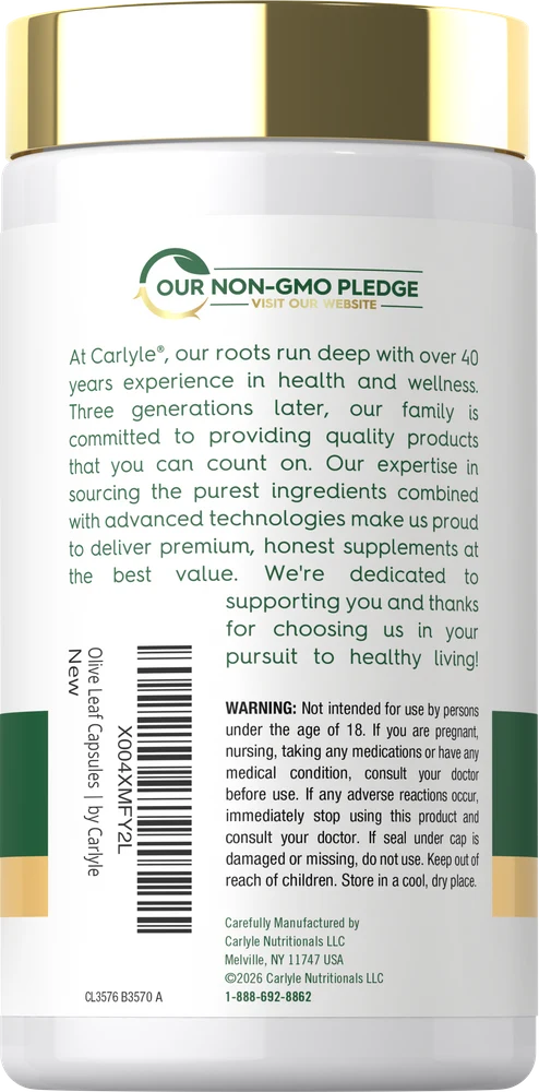 Olive Leaf Extract Capsules | 70 Count - Image 3