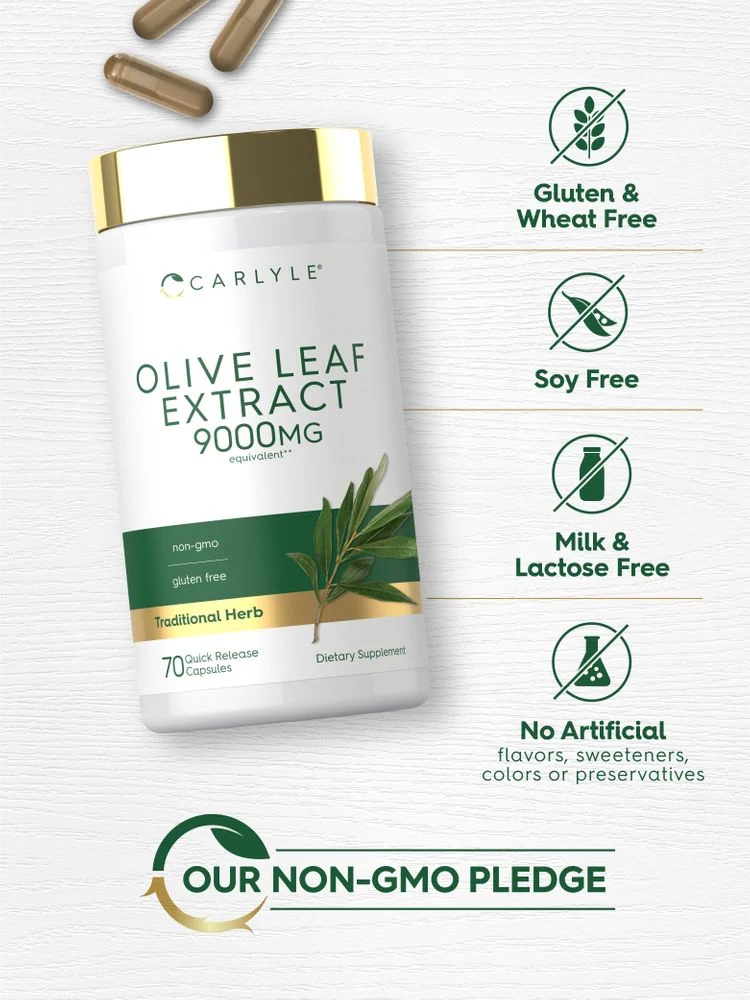 Olive Leaf Extract Capsules | 70 Count - Image 5