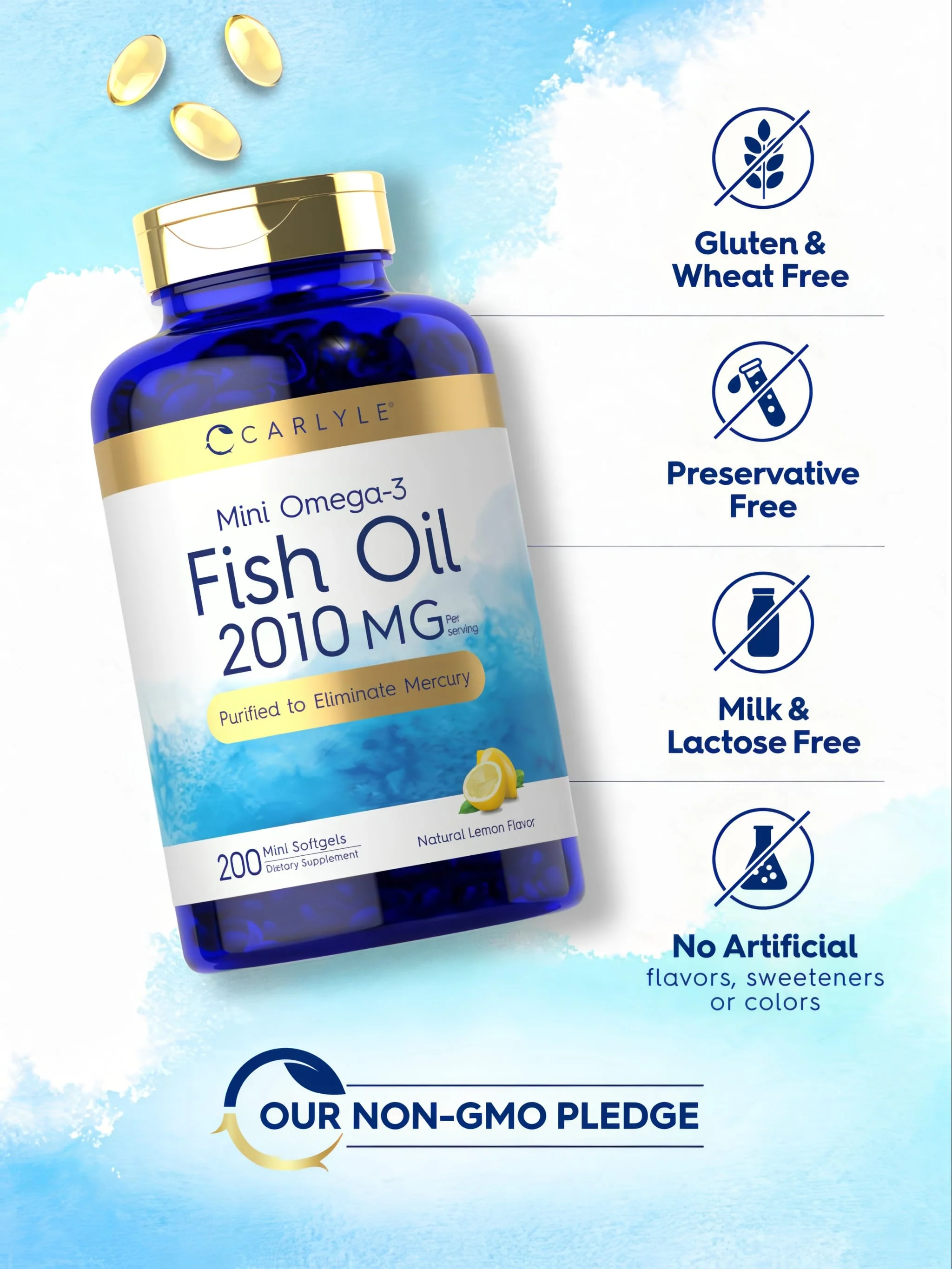 Omega-3 2010mg per serving | 200 Softgels - Image 4