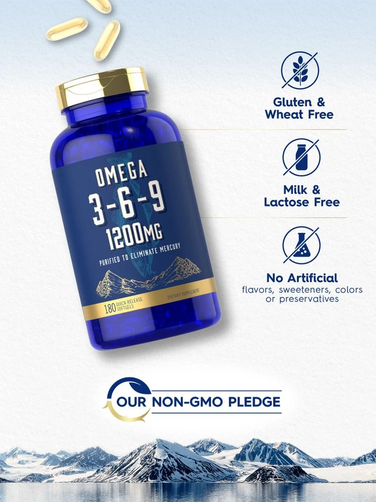 Omega 3-6-9 1200mg | 180 Softgels - Image 4